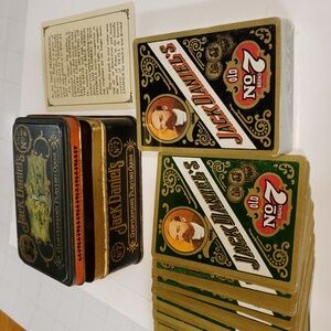 Jack Daniels Black and Gold Gentlemen's Playing Cards Tin